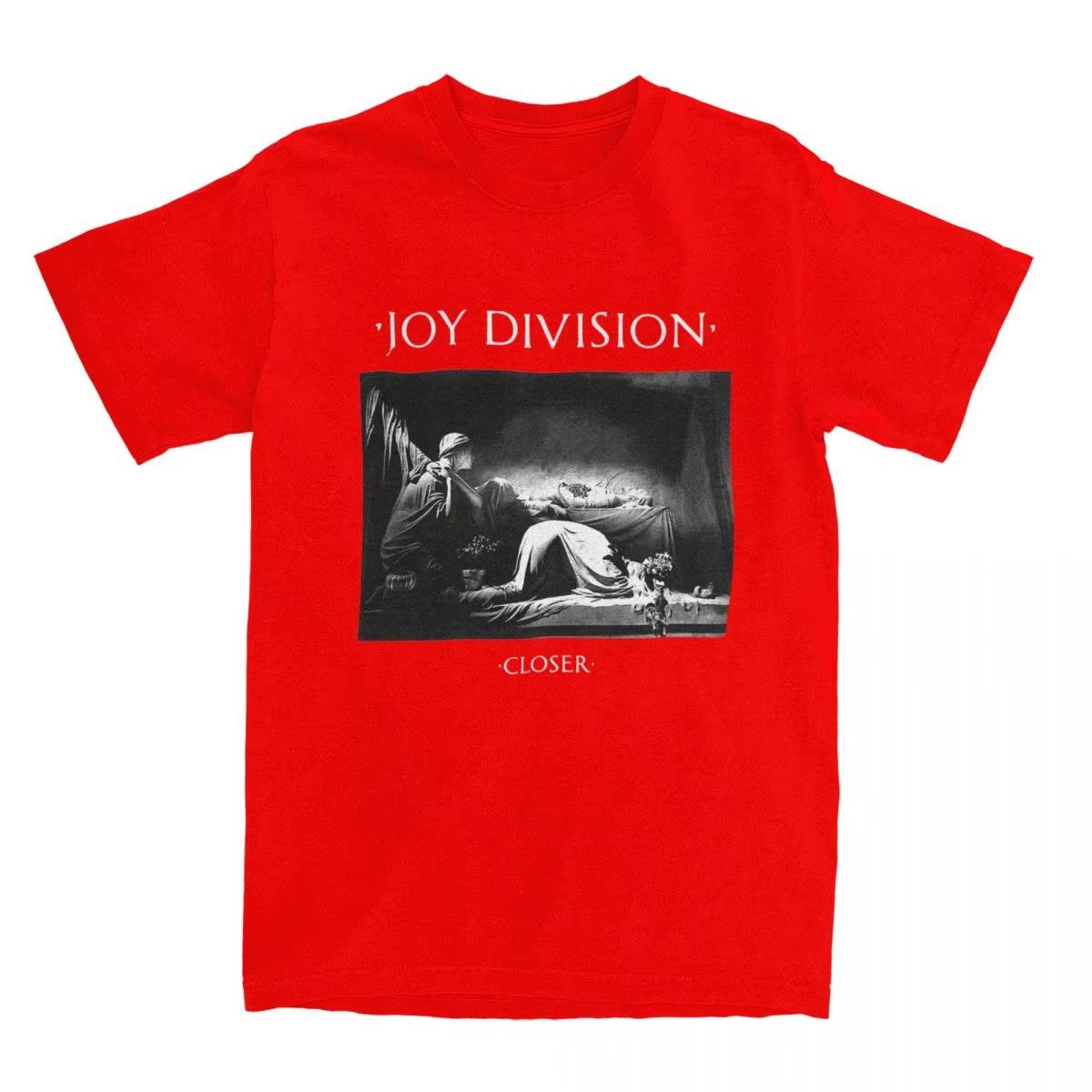 

Чоловіча футболка Closer Joy Division Музичний гурт 100% бавовна Топи Новинка Короткий рукав Круглий комір Футболки Ідея для подарунка Футболки XXXXL