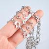 Handmade Stainless Steel Four-Leaf Clover Star Chain for DIY Jewelry, Necklaces, Bracelets & Clothing Accessories