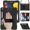 Custom 3-in-1 Protective Tablet Case for iPad 9th 8th 10.2 Inch Shockproof with Wrist Strap and Pencil Holder
