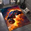 1PC Hot Monster Car Print Carpet for Bedroom Living Room Bedside Sofa Floor Mat Modern Home Decor Area Rug Large Size