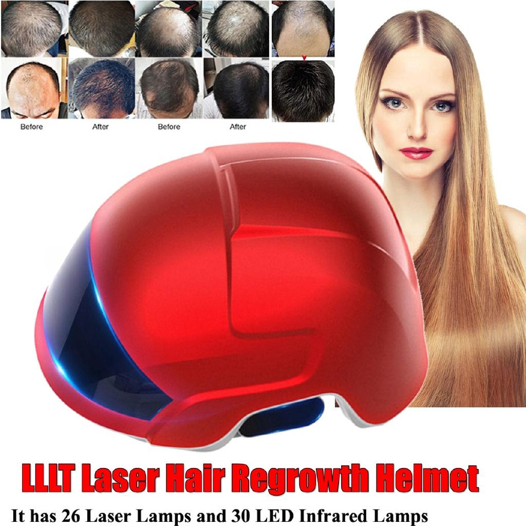 2020 Hair Regrow LED Infrared Light Helmet Fast Growth Hair Cap Hair Loss Solution For Men Women LLLT Laser Treatment