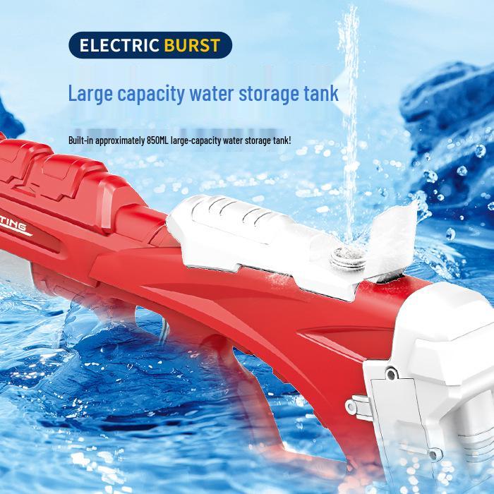 High-Capacity Automatic Water Gun for Kids - Outdoor Electric Toy with Continuous High Pressure