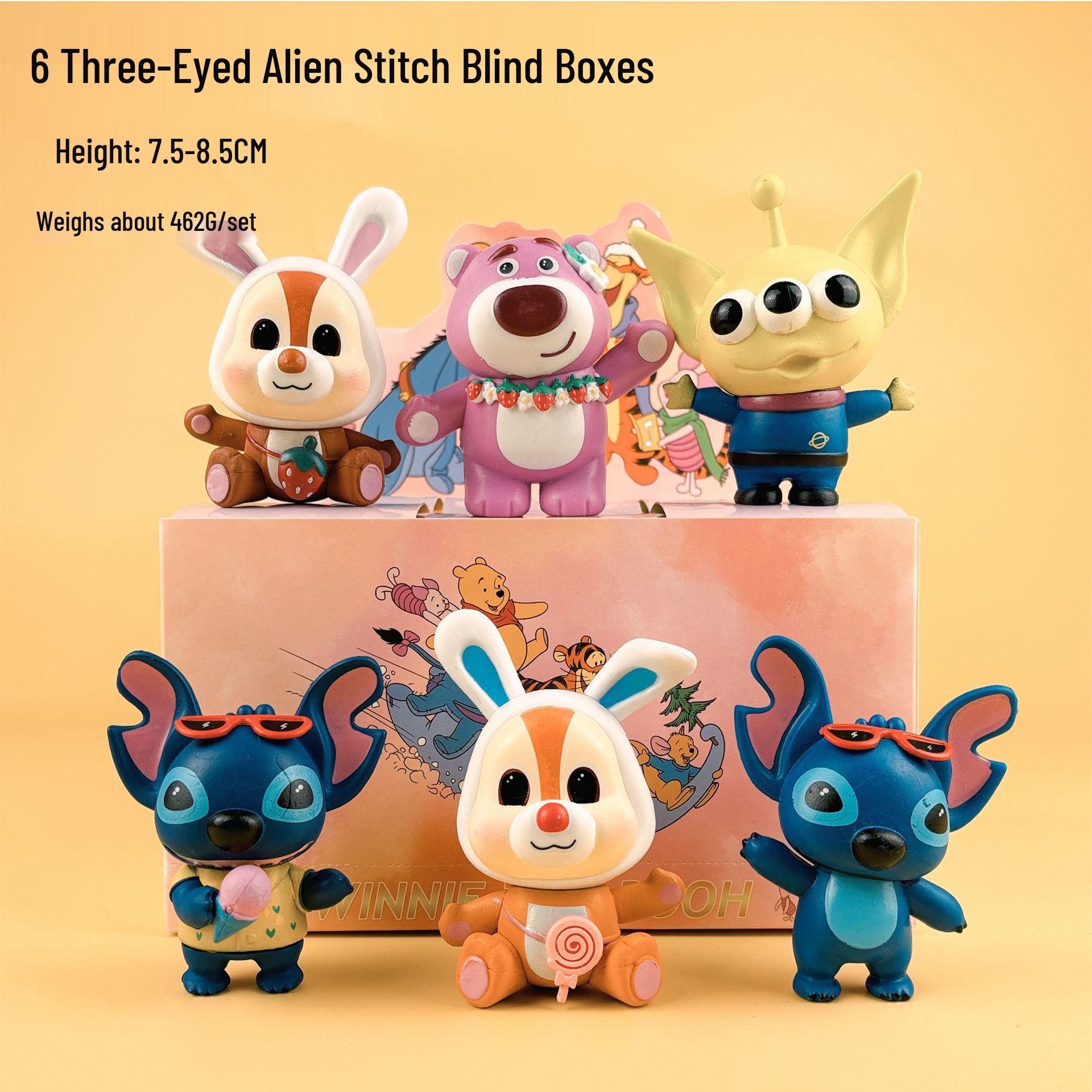 

Фигурка Stitch Goofy Diary Blind Box: Модная игрушка и настольное украшение в подарок