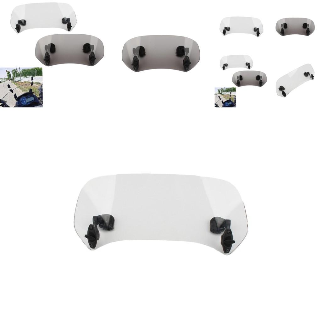 Versatile Motorcycle Adjustable High Windshield In Clear And Gray Colors