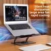 Aluminum Notebook Holder 360-degree Rotation Laptop Riser Durable Laptop Stand for Desk