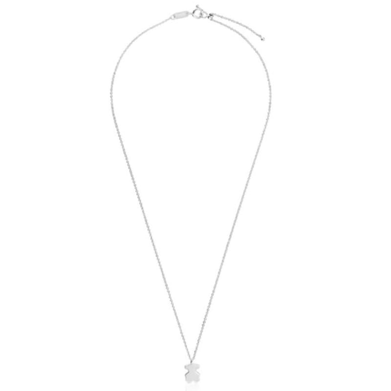 Tous TOUS Short Silver Sweet Dolls Bear Motif Necklace/ Sweet Doll Bear Necklace/1004278400