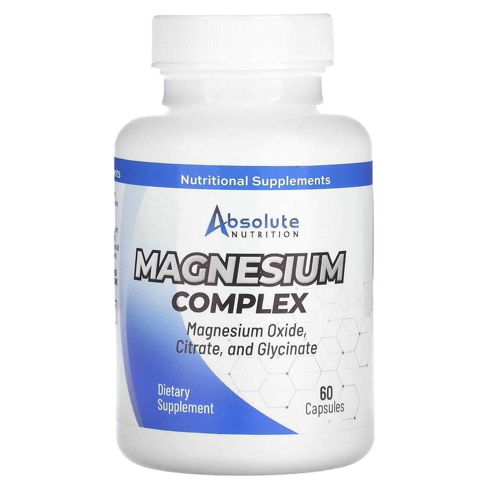 

Absolute Nutrition, Магнієвий комплекс, 250 мг, 60 капсул