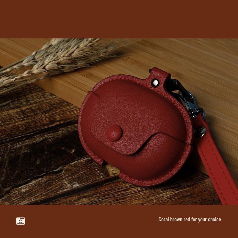 Xiaomi Buds 5 Pro Plain Color Leather Protective Case
