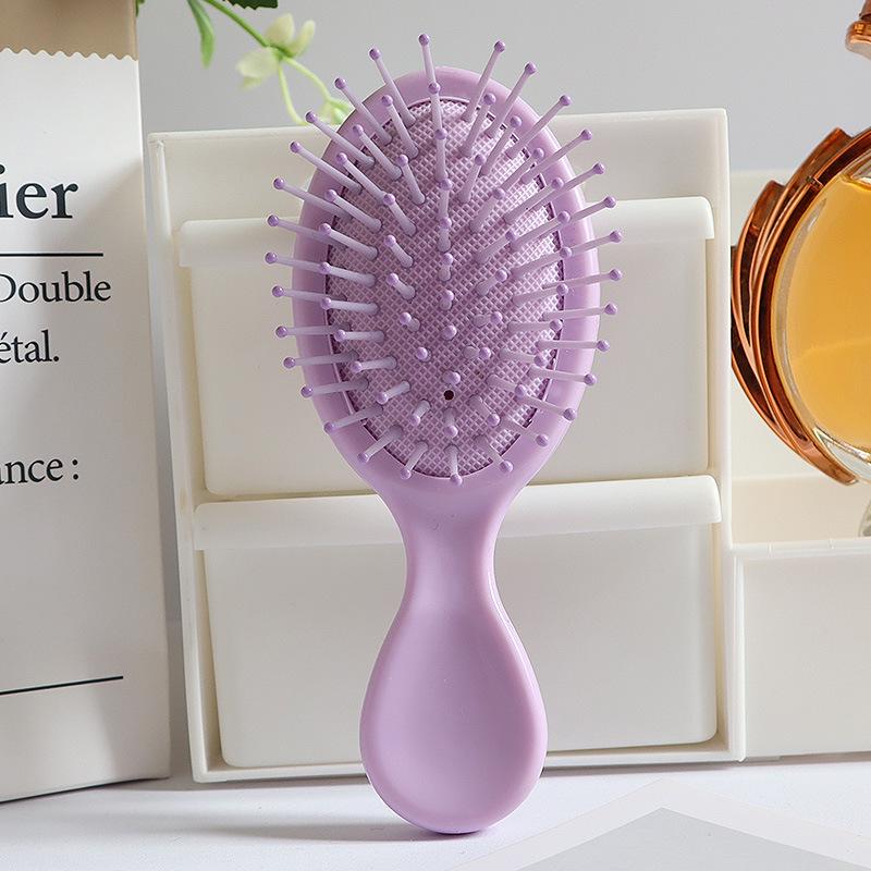 Korean Cute Air Cushion Mini Comb for Women & Girls - Travel Portable Massage Brush