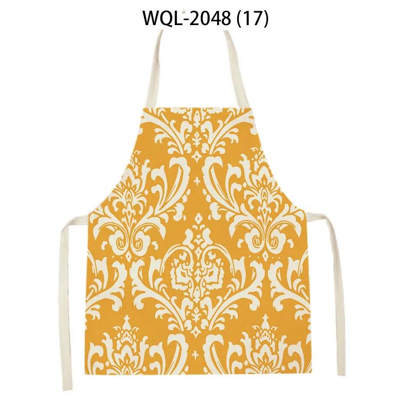 Adult Kids Geometry Stripes Arrow Pattern Kitchen Sleeveless Aprons Women Men Cleaning Apron Home Cooking Pinafores