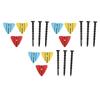 3 Set Golf Tees Adjustable Height Golf Ball Position Marker Golf Tee Nail Pegs Golf Training Accessories for Outdoor
