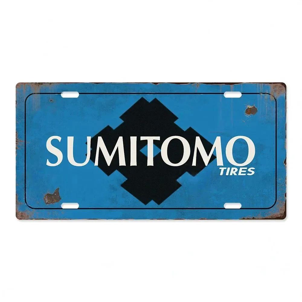 Tire Brand Vintage Metal Posters Signs License Tin Sign Decor Garage Car Repair Shop Wall Plaques Decoration Tinplate Auto Pl
