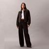 Calvin Klein Vintage Style Floral Peplum Ruffled Hem Cotton Jacket Women Jacket 47E507G