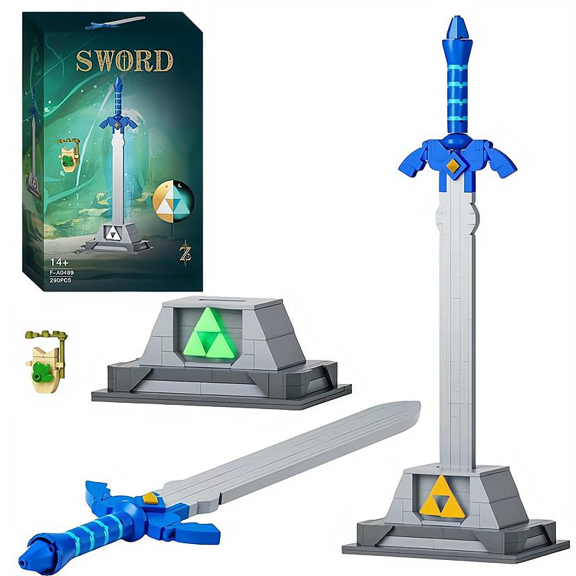 Kreativní stavebnice Master Sword, Stavebnice na stůl, Montážní stavebnice(290 KS)