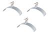 MAWA Body Made In Warranty Non-Slip Hangers, Germany, 30-Piece Set, Silver, 111510, 10-Year