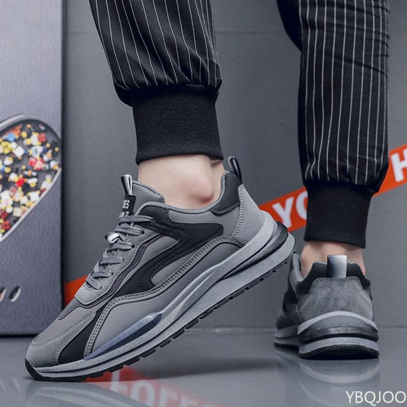 Spring Autumn New Breathable Casual Fashion Running Sneakers Trendy  Versatile Thick Soled Men's Simple Comfortable  Shoes