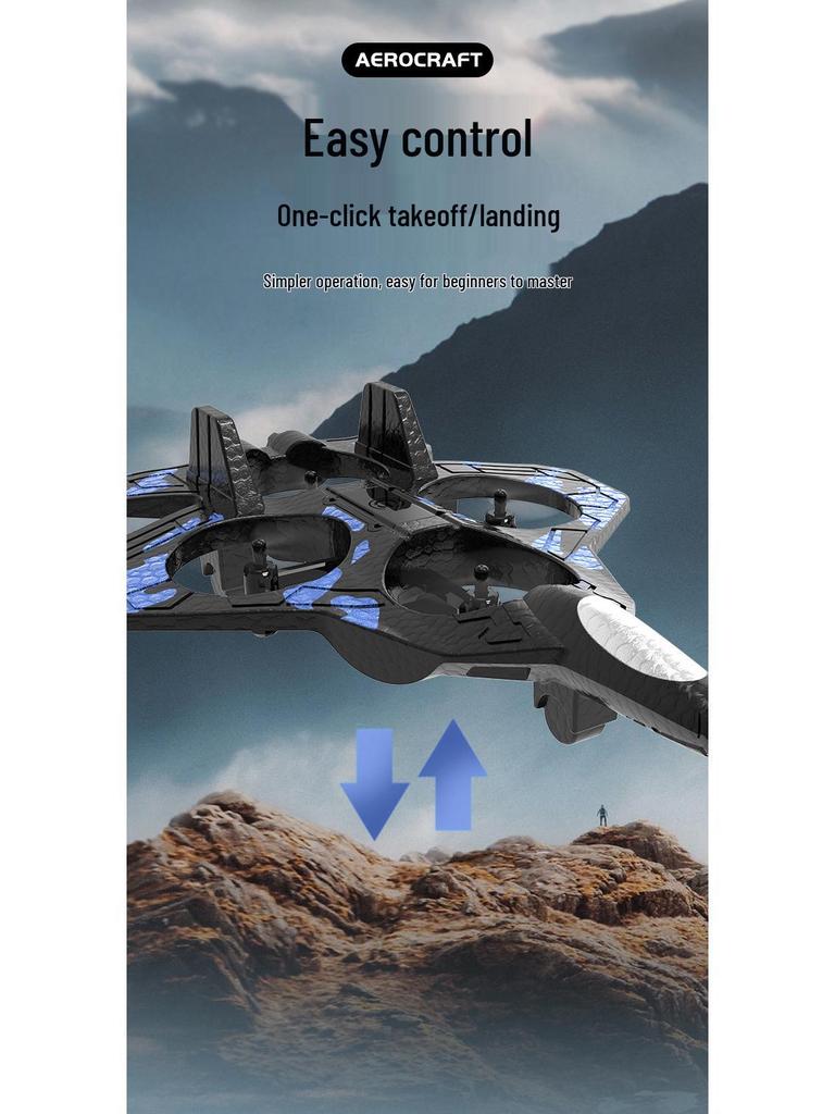 Child's Durable Induction Drone: Long Battery, Collision-Proof Remote-Control Airplane