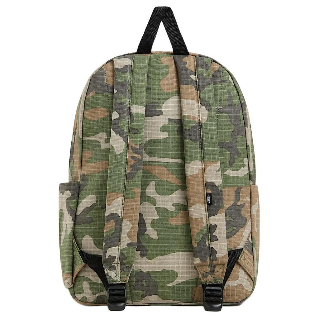 Vans 22L Camouflage Print Fashion Versatile Backpack Unisex Backpack Green Multicolor VN000H4YLVB
