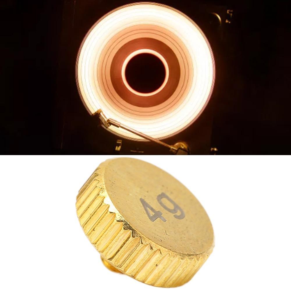 Gold-plated Aluminum Turntable Counterweight for SL-1200 SL1210 Models For Turntable Vinyl