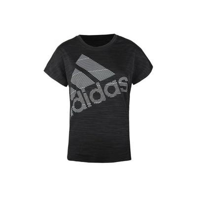 Training Sports Crew Neck T-Shirt Women Tops Black EB4498