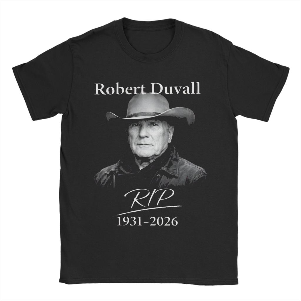Graphic Printed Robert Duval T Shirt For Unisex Pure Cotton Tee Shirt Short Sleeve Tops