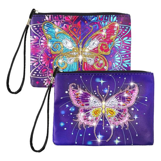 

1 компл. Сумочка с алмазной росписью Красивый узор Изысканный кошелек для алмазной живописи «сделай сам» B