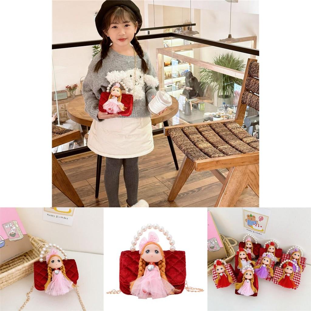 Lovely Red Cartoon Handbag For Kids Breathable Lightweight Design Ideal For Everyday Use