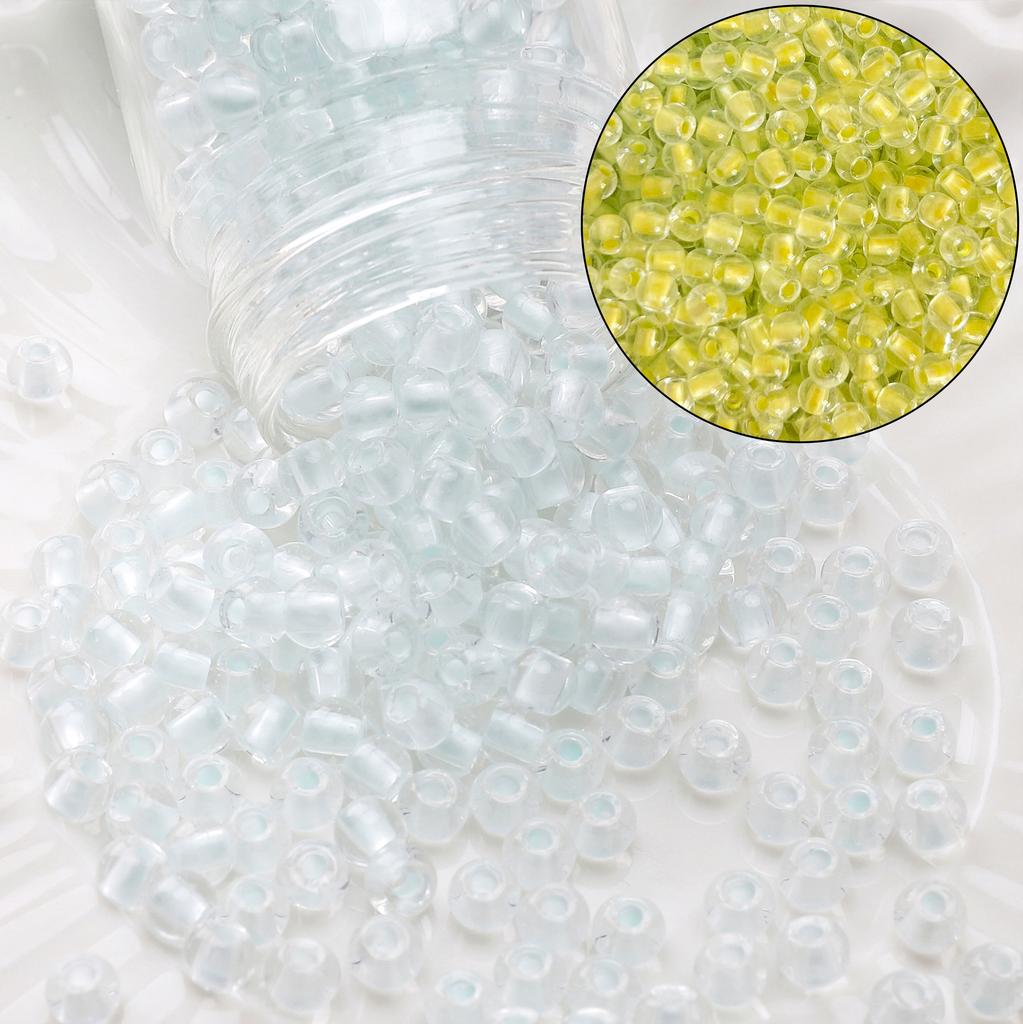 100Pcs Glass Seed Bead 4mm Light Variable Series For DIY Bracelets Necklaces Jewelry Making