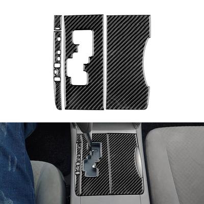 Πραγματική Μαλακή Ανθρακονήματα Για Toyota Camry 2007 2008 2009 2010 2011 LHD Αυτοκίνητο Πάνελ Αλλαγής Ταχυτήτων Αυτοκόλλητο Εσωτερικό Διακοσμητικό Αξεσουάρ