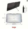 Car Windshield Sunshade: Folding Heat Insulation & Sun Protection Visor
