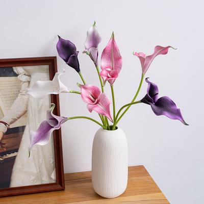 Pcs Artificial Calla Lily Flowers Real Touch Fake Calla Lily with Stem