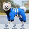 Hundemäntel für kleine und mittelgroße Hunde, Hundejacke, warmer Hunde-Wintermantel, winddichte Jacke, wendbar, reflektierende Hundejacke, Reißverschluss, Winter
