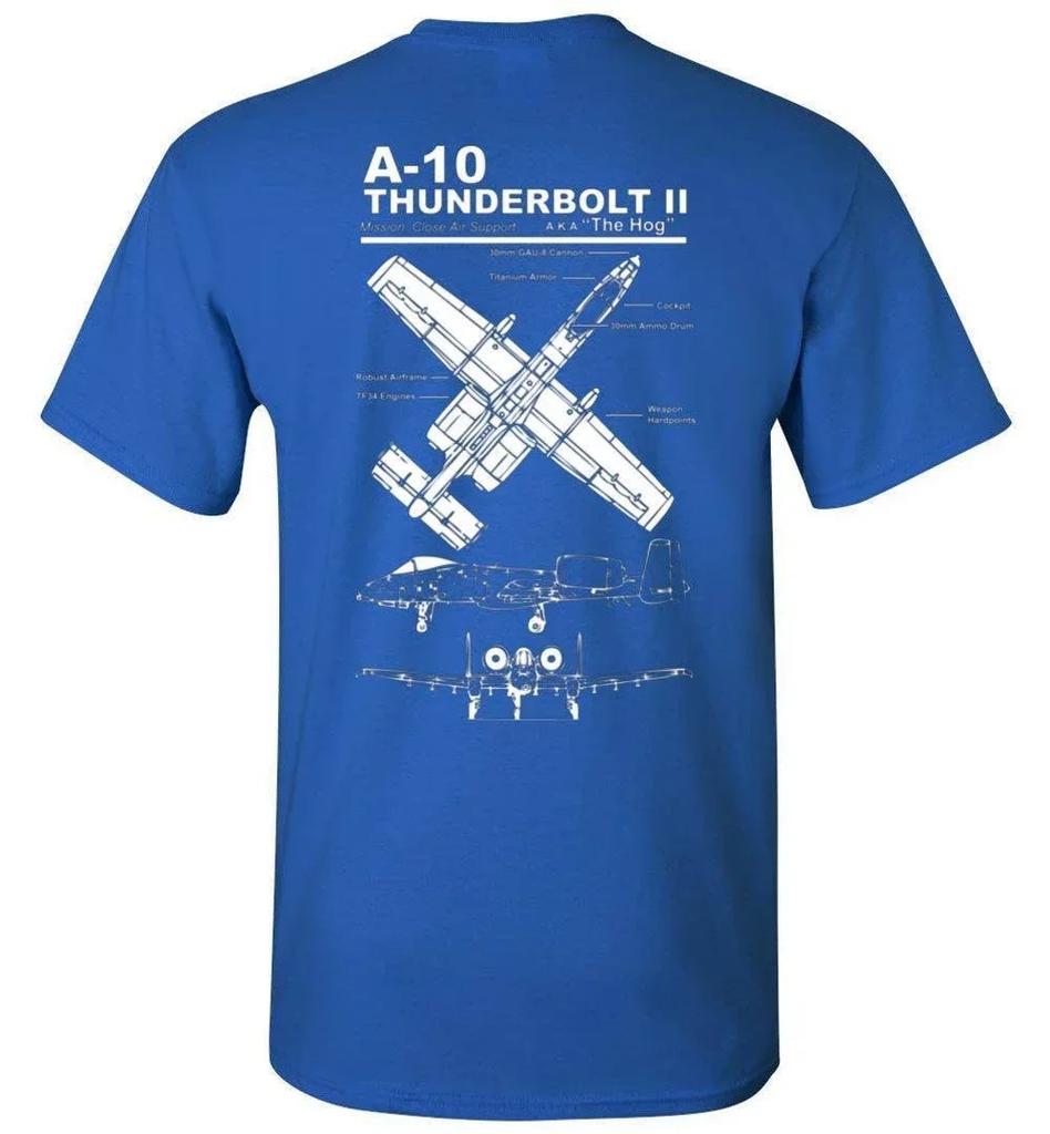 US Air Force A10 Thunderbolt II Warthog Attack Aircraft TShirt 100 Cotton ONeck Short Sleeve Casual Mens Tshirt Size S3XL