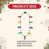 Christmas Light Necklace 35 inch Bulb for Carnival Holiday Year