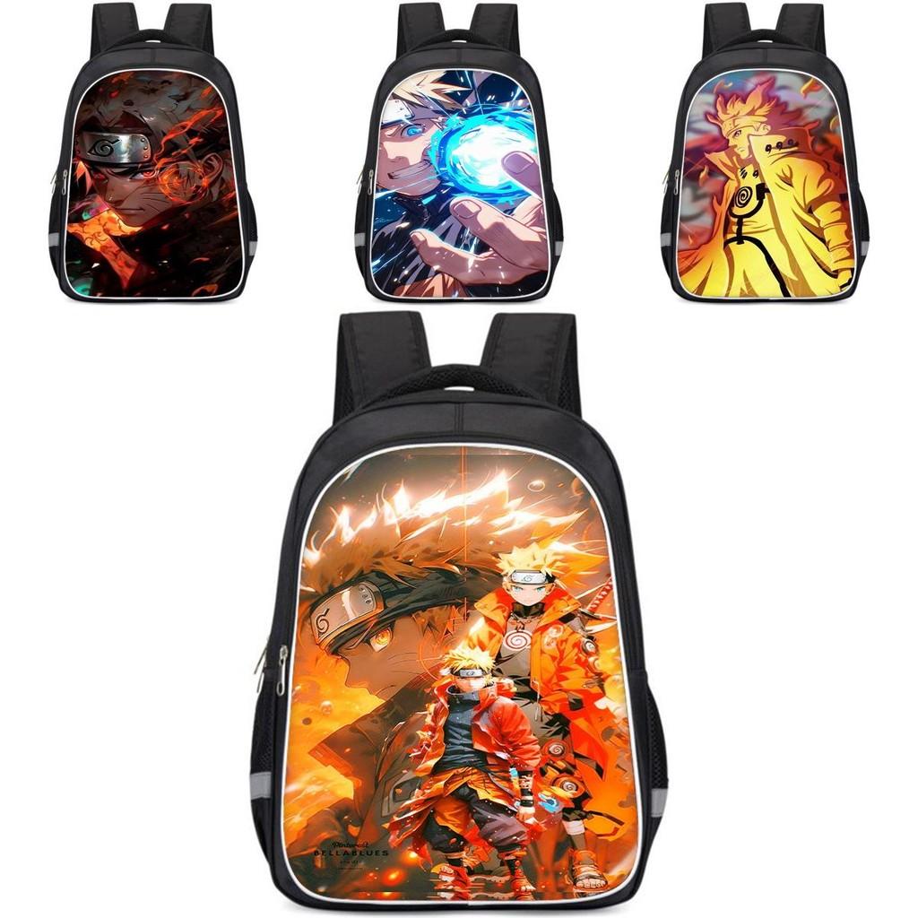 Naruto Large Capacity 3d Backpack Lightweight Burden-reducing School Bag For Kids