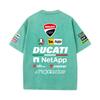 2026 Letní závodní oblek Ducati F1 Tým Red Bull Verstappen Uniforma Krátký rukáv Vintage praná trička Kulatý výstřih Trička