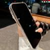 Luxury Diamond Clear Glitter For Magsafe Case For iPhone 17 16 15 14 13 12 11 Pro Max Air Mirror Magnetic Holder Stand Cover