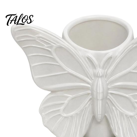 3D Printed Butterfly Pen Holder, Embossed Desk Organizer for Pencils Makeup Brushes, Large Capacity Storage Box for Home Office Decor