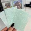 50pcs Macaron Color Photo Cover Frosted Double Layer Card Film Album Small Card Protection Case Idol Photo Card Case