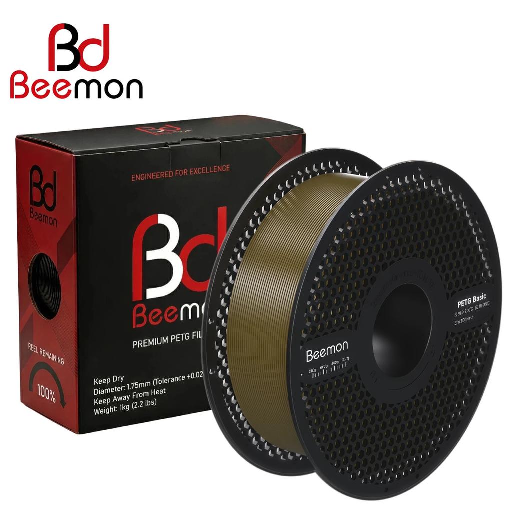 BEEMON Printer Filament 1.75mm, 1kg (2.2lbs), Easy to Print, No Warping, for Beginners & Experienced 3D Printing Enthusiasts