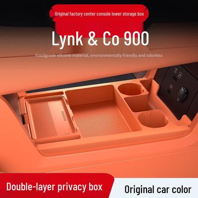Caja de Almacenamiento de Silicona para Consola Central Lynk & Co 900 para Gafas y Accesorios