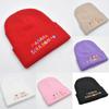 Alphabet Beanie Hat For Men Women Warm Thighs Winter Fashion Gift