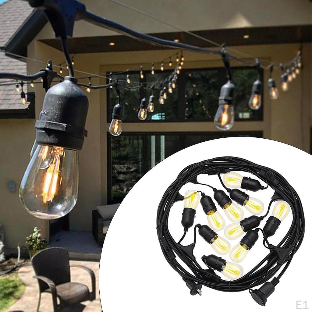 10M 10 Bulbs Outdoor Vintage Lighting Garden Party Decor