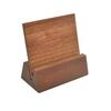 Wooden Place Card Holder Rustic Desk Calendar Wedding Banquet Restaurant Table Number Card Stand Photo Picture Display Base