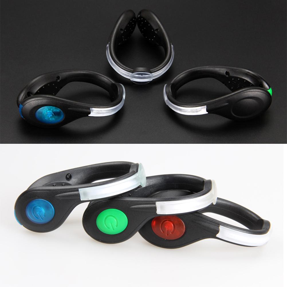 2 szt. Lampki LED do butów, klipsy bezpieczeństwa, ładowane przez USB, do biegania, joggingu, chodzenia, jazdy na rowerze