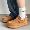 Winter Men Loafers Outdoor Plush Warm Cotton Shoes Fashion Casual Shoes Slip on Lightweight Lazy Driving Shoes Walking Footwear