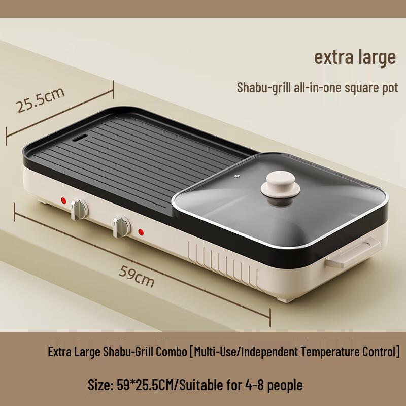 Korean Style Hot Pot & BBQ Grill Combo