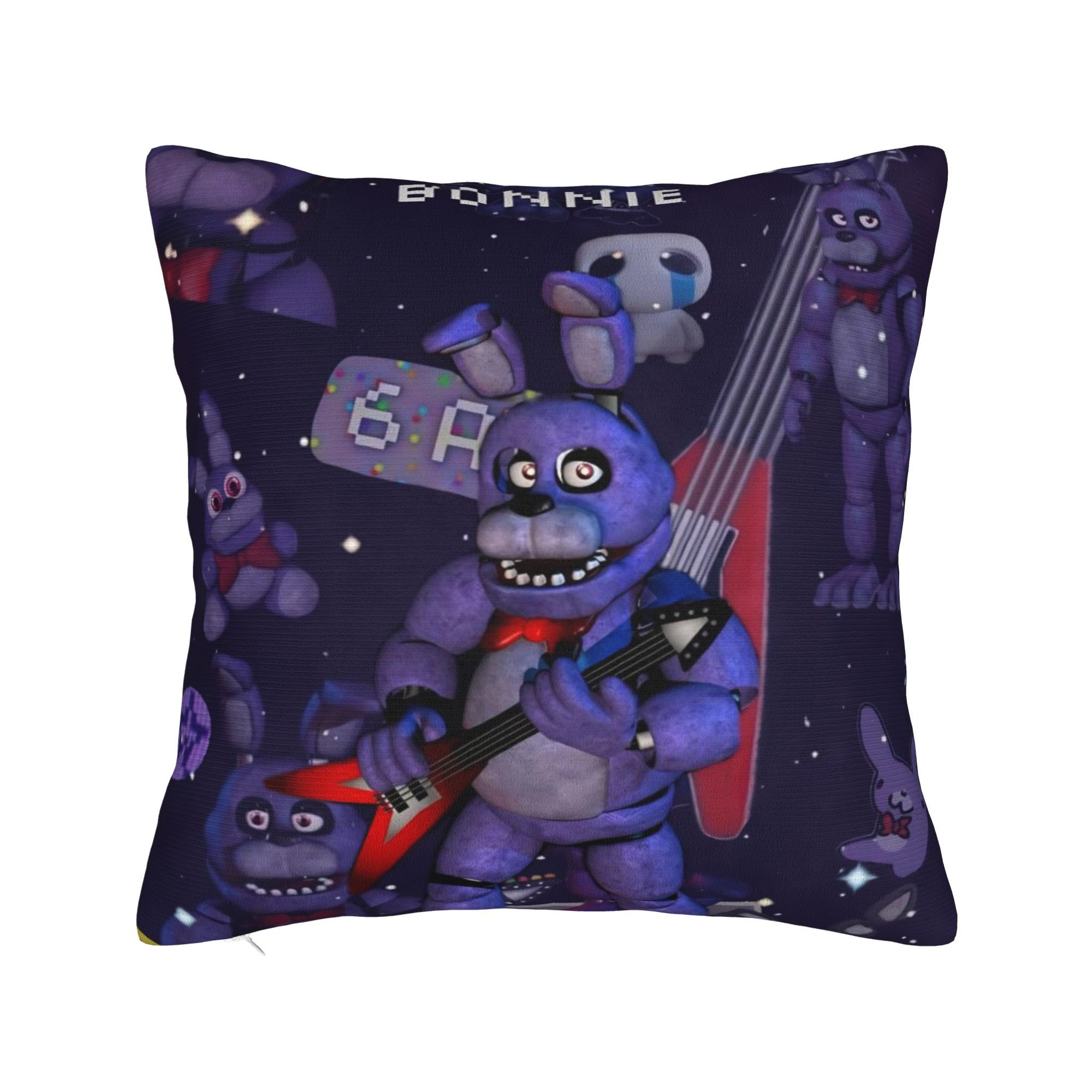 

FNAF At Freddys Pillow Covers Merchandise Soft Cushion Cover Decorations Pillow Case Cover Home Multi-Size 12x12Inch