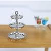 Three-layer Mini Dessert Cake Stand Non-toxic Dollhouse Model Cake Stand Miniatures  Birthday Gift