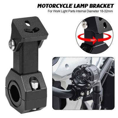 Universal Motorcycle LED Brackets Parts 29mm 88mm Bumper Modified Sponge Clamp Led Light Bracket Mount Kit For Work Light